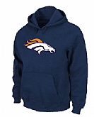 Denver Broncos Logo Pullover Hoodie Navy Blue,baseball caps,new era cap wholesale,wholesale hats