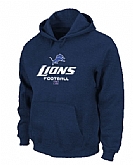 Detroit Lions Critical Victory Pullover Hoodie D.Blue,baseball caps,new era cap wholesale,wholesale hats
