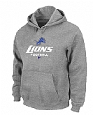Detroit Lions Critical Victory Pullover Hoodie Grey,baseball caps,new era cap wholesale,wholesale hats