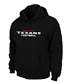 Houston Texans Authentic font Pullover Hoodie Black,baseball caps,new era cap wholesale,wholesale hats