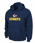 Kansas City Chiefs Authentic Logo Pullover Hoodie Navy Blue,baseball caps,new era cap wholesale,wholesale hats