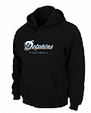 Miami Dolphins Authentic font Pullover Hoodie Black,baseball caps,new era cap wholesale,wholesale hats