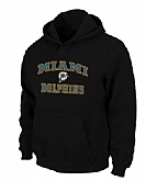 Miami Dolphins Heart x26 Soul Pullover Hoodie Black,baseball caps,new era cap wholesale,wholesale hats