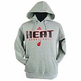 Miami Heat Team Logo Gray Pullover Hoody,baseball caps,new era cap wholesale,wholesale hats