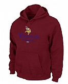 Minnesota Vikings Critical Victory Pullover Hoodie RED,baseball caps,new era cap wholesale,wholesale hats