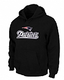 New England Patriots Authentic Logo Pullover Hoodie Black,baseball caps,new era cap wholesale,wholesale hats