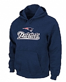 New England Patriots Authentic Logo Pullover Hoodie Navy Blue,baseball caps,new era cap wholesale,wholesale hats