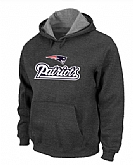 New England Patriots Authentic Logo Pullover Hoodie Navy Grey,baseball caps,new era cap wholesale,wholesale hats