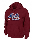 New York Mets Pullover Hoodie RED,baseball caps,new era cap wholesale,wholesale hats