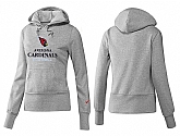 Nike Arizona Cardinals Team Logo Gray Women Pullover Hoodies (4),baseball caps,new era cap wholesale,wholesale hats