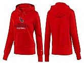 Nike Arizona Cardinals Team Logo Red Women Pullover Hoodies (1),baseball caps,new era cap wholesale,wholesale hats
