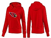 Nike Arizona Cardinals Team Logo Red Women Pullover Hoodies (4),baseball caps,new era cap wholesale,wholesale hats