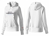 Nike Arizona Cardinals Team Logo White Women Pullover Hoodies (1),baseball caps,new era cap wholesale,wholesale hats