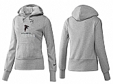 Nike Atlanta Falcons Team Logo Gray Women Pullover Hoodies (4),baseball caps,new era cap wholesale,wholesale hats