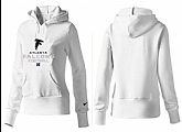 Nike Atlanta Falcons Team Logo White Women Pullover Hoodies (4),baseball caps,new era cap wholesale,wholesale hats
