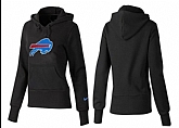 Nike Buffalo Bills Team Logo Black Women Pullover Hoodies (1),baseball caps,new era cap wholesale,wholesale hats