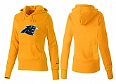 Nike Carolina Panthers Team Logo Yellow Women Pullover Hoodies (1),baseball caps,new era cap wholesale,wholesale hats