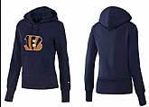 Nike Cincinnati Bengals Team Logo D.Blue Women Pullover Hoodies (1),baseball caps,new era cap wholesale,wholesale hats