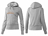 Nike Cincinnati Bengals Team Logo Gray Women Pullover Hoodies (5),baseball caps,new era cap wholesale,wholesale hats