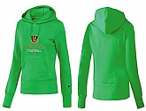 Nike Cincinnati Bengals Team Logo Green Women Pullover Hoodies (3),baseball caps,new era cap wholesale,wholesale hats