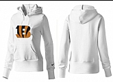 Nike Cincinnati Bengals Team Logo White Women Pullover Hoodies (3),baseball caps,new era cap wholesale,wholesale hats