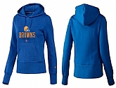 Nike Cleveland Browns Team Logo Blue Women Pullover Hoodies (3),baseball caps,new era cap wholesale,wholesale hats