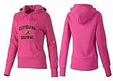 Nike Cleveland Browns Team Logo Pink Women Pullover Hoodies (1),baseball caps,new era cap wholesale,wholesale hats