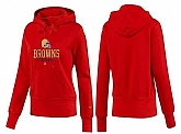 Nike Cleveland Browns Team Logo Red Women Pullover Hoodies (4),baseball caps,new era cap wholesale,wholesale hats