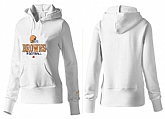 Nike Cleveland Browns Team Logo White Women Pullover Hoodies (4),baseball caps,new era cap wholesale,wholesale hats