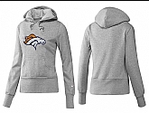 Nike Denver Broncos Team Logo Gray Women Pullover Hoodies (3),baseball caps,new era cap wholesale,wholesale hats