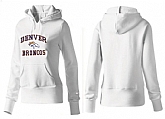 Nike Denver Broncos Team Logo White Women Pullover Hoodies (2),baseball caps,new era cap wholesale,wholesale hats
