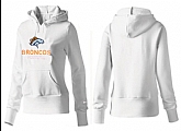 Nike Denver Broncos Team Logo White Women Pullover Hoodies (3),baseball caps,new era cap wholesale,wholesale hats
