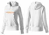 Nike Denver Broncos Team Logo White Women Pullover Hoodies (5),baseball caps,new era cap wholesale,wholesale hats