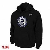 Nike Derek Jeter New York Yankees Official Final Season Commemorative Logo Pullover Hoodie Black,baseball caps,new era cap wholesale,wholesale hats