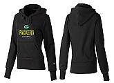 Nike Green Bay Packers Team Logo Black Women Pullover Hoodies (4),baseball caps,new era cap wholesale,wholesale hats