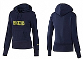 Nike Green Bay Packers Team Logo D.Blue Women Pullover Hoodies (3),baseball caps,new era cap wholesale,wholesale hats