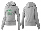 Nike Green Bay Packers Team Logo Gray Women Pullover Hoodies (4),baseball caps,new era cap wholesale,wholesale hats