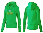 Nike Green Bay Packers Team Logo Green Women Pullover Hoodies (4),baseball caps,new era cap wholesale,wholesale hats