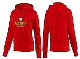 Nike Green Bay Packers Team Logo Red Women Pullover Hoodies (3),baseball caps,new era cap wholesale,wholesale hats