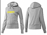 Nike Kansas City Chiefs Team Logo Gray Women Pullover Hoodies (1),baseball caps,new era cap wholesale,wholesale hats