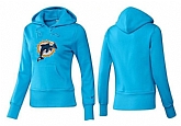 Nike Miami Dolphins Team Logo L.Blue Women Pullover Hoodies (1),baseball caps,new era cap wholesale,wholesale hats