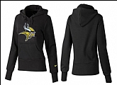 Nike Minnesota Vikings Team Logo Black Women Pullover Hoodies (1),baseball caps,new era cap wholesale,wholesale hats