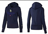 Nike Minnesota Vikings Team Logo D.Blue Women Pullover Hoodies (5),baseball caps,new era cap wholesale,wholesale hats
