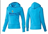 Nike Minnesota Vikings Team Logo L.Blue Women Pullover Hoodies (3),baseball caps,new era cap wholesale,wholesale hats