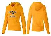 Nike New England Patriots Team Logo Yellow Women Pullover Hoodies (2),baseball caps,new era cap wholesale,wholesale hats