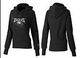 Nike Philadelphia Eagles Team Logo Black Women Pullover Hoodies (1),baseball caps,new era cap wholesale,wholesale hats