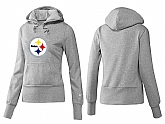 Nike Pittsburgh Steelers Team Logo Gray Women Pullover Hoodies (4),baseball caps,new era cap wholesale,wholesale hats