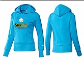 Nike Pittsburgh Steelers Team Logo L.Blue Women Pullover Hoodies (4),baseball caps,new era cap wholesale,wholesale hats