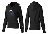 Nike San Diego Chargers Team Logo Black Women Pullover Hoodies (4),baseball caps,new era cap wholesale,wholesale hats
