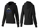 Nike San Diego Chargers Team Logo Black Women Pullover Hoodies (5),baseball caps,new era cap wholesale,wholesale hats